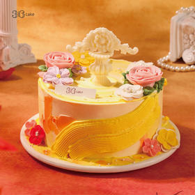 秋日印象·韩式裱花鲜果蛋糕，可选1/1.5/2.5/3.5/6磅