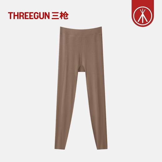 Threegun三枪 高支华绒细罗纹女士打底裤-T60053B01 商品图9