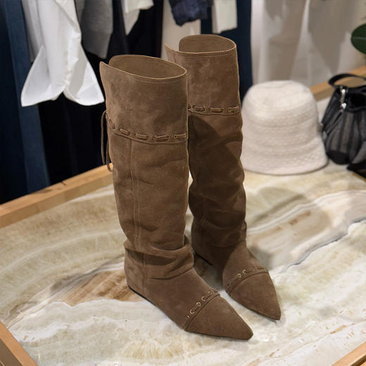 【特价不退换】【部分现货】良木礼进口牛反绒靴（Q2584810） 商品图0