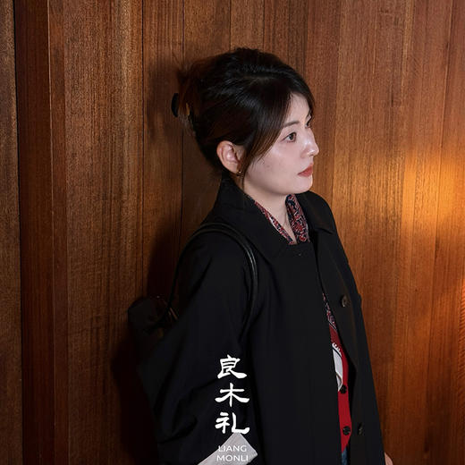 【特价不退不换】【预售7天】良木礼长款休闲风衣（Q259102） 商品图4