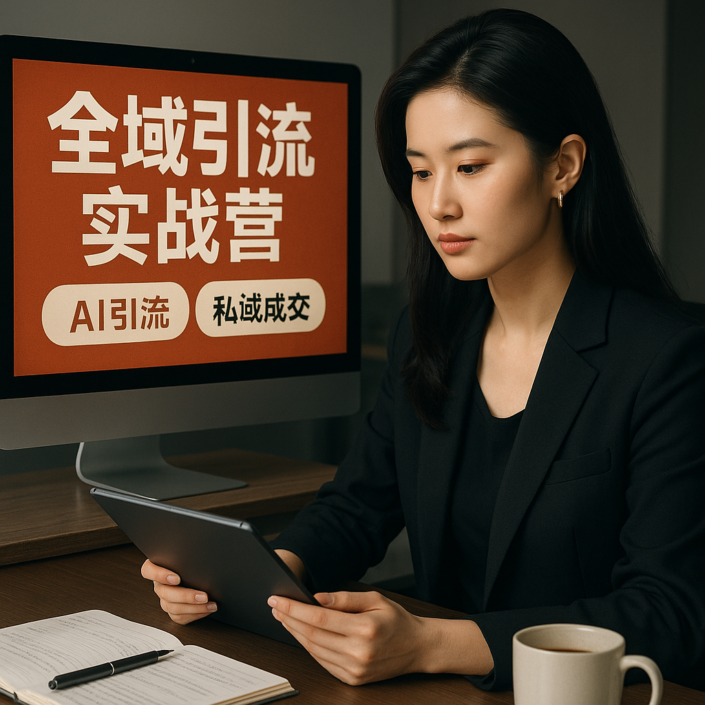 企業(yè)流量運營方法｜全域引流實戰(zhàn)營多種板塊解析