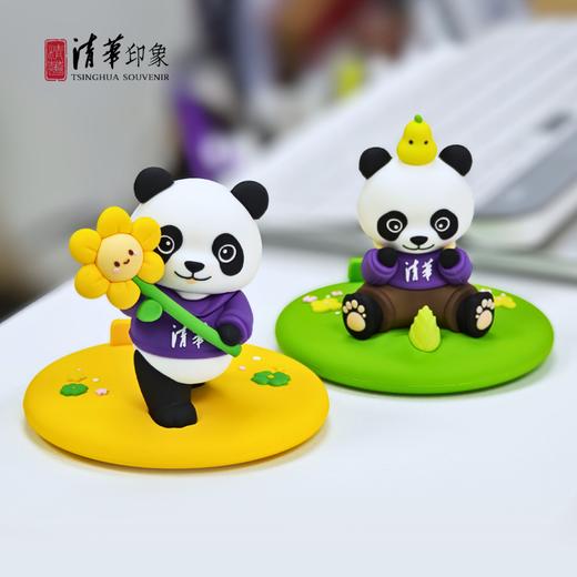 清华文创熊猫手机支架 商品图0