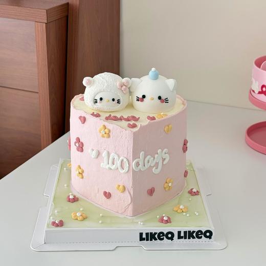 【奶油Kitty2】叮当CAKE爆款生日蛋糕-鲜果奶油蛋糕 商品图0