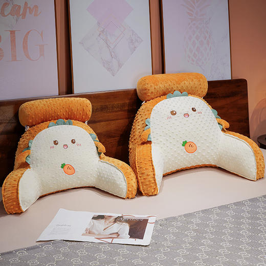 自然醒卡通压泡豆豆绒拥抱式腰靠QYL 商品图7