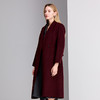 EITIE爱特爱纯羊毛加羊绒双面呢极具保暖性和品质感简洁收腰版型外套大衣8414104 商品缩略图8