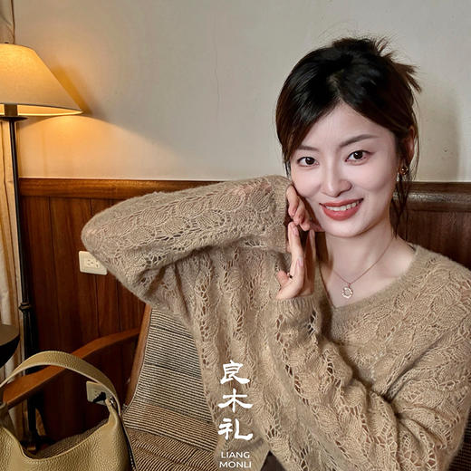 【不退不换】良木礼山羊绒真丝上衣（Q2592846） 商品图1