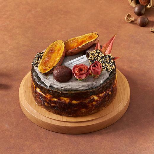 【蜜薯黑芝麻巴斯克】黑芝麻、蜜薯、双色巴斯克，醇厚与香甜的完美平衡 商品图0