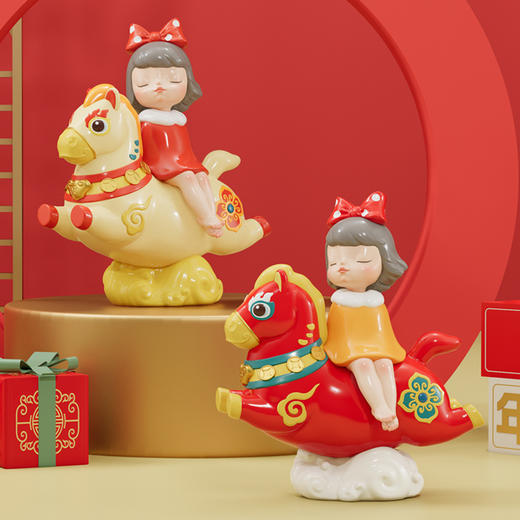 周双《小福马》黄马 商品图2