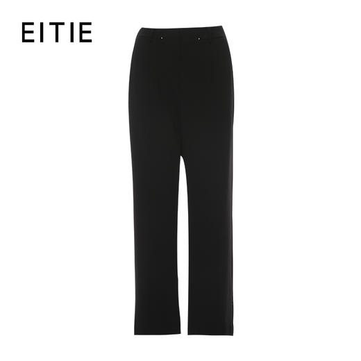 EITIE爱特爱前中烫迹线显瘦塑形直筒长裤子8305010 商品图0