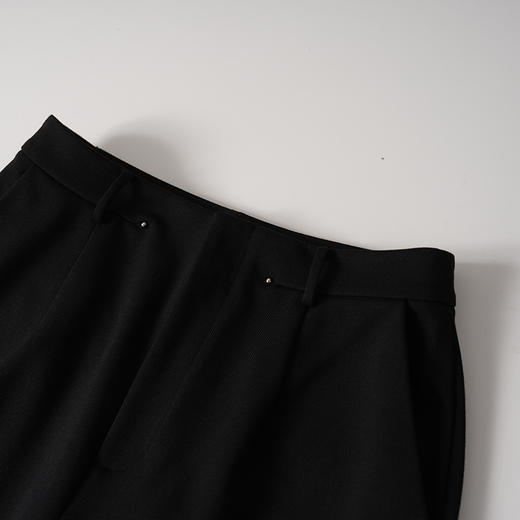 EITIE爱特爱前中烫迹线显瘦塑形直筒长裤子8305010 商品图2