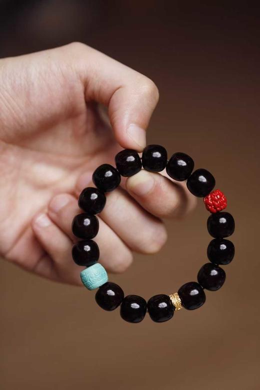 紫檀原创【清瑜】男款手串 12x13mmx15颗 商品图1