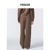 VIMAGE纬漫纪时尚减龄抽绳秋冬新款保暖针织裤V2401108 商品缩略图5