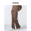 VIMAGE纬漫纪时尚减龄抽绳秋冬新款保暖针织裤V2401108 商品缩略图4