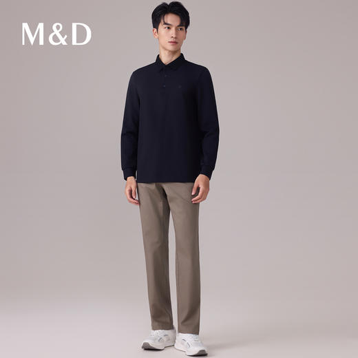【名盾】长袖Polo衫MYCB11757B 商品图3