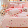 【换季出清】自然醒A全棉纯棉B牛奶豆豆绒床上四件套冬季珊瑚法兰绒面床单加绒被套三件套四件套床笠JY 商品缩略图2