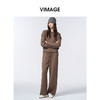 VIMAGE纬漫纪时尚减龄抽绳秋冬新款保暖针织裤V2401108 商品缩略图3