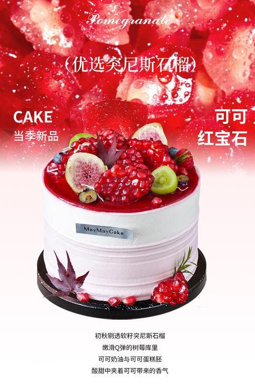 「可可·红宝石」软籽石榴（巧克力胚）【A5156】 商品图0