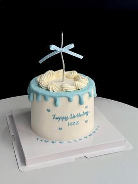 【蓝的愿望】叮当CAKE爆款生日蛋糕-鲜果奶油蛋糕
