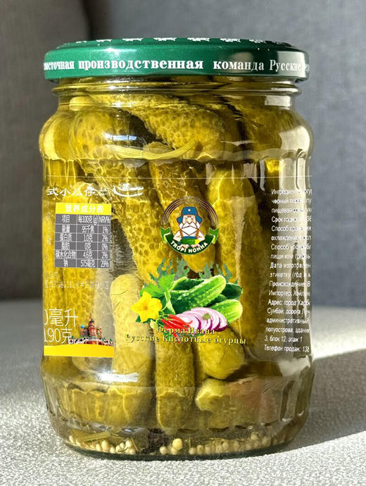 农娜酸黄瓜小瓜仔370ml 商品图0