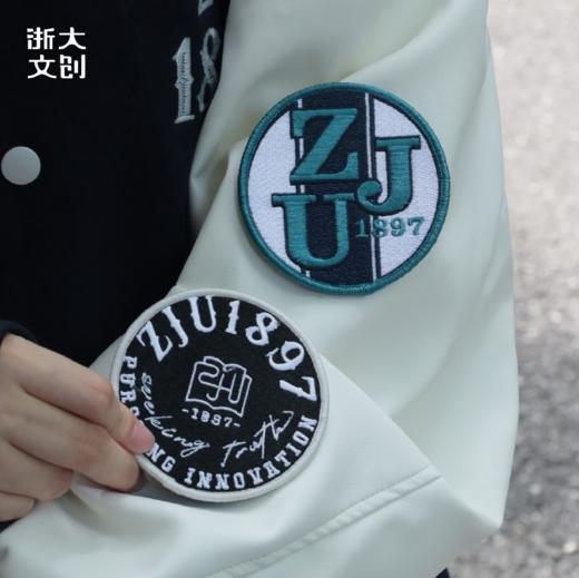 浙江大学求是鹰刺绣魔术贴-蓝色/黑色 商品图1