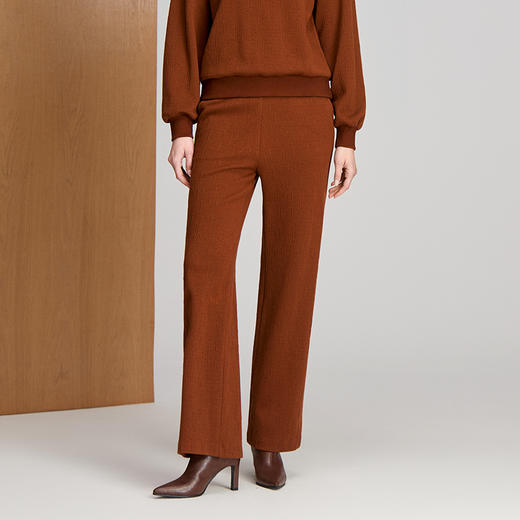 EITIE爱特爱弹力丈根腰头设计时尚年轻直筒版型裤子8405106 商品图2