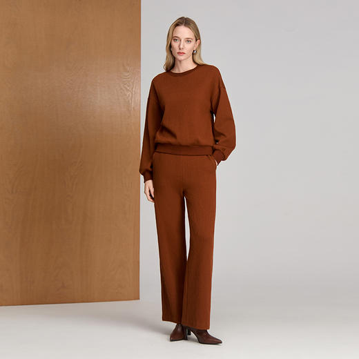 EITIE爱特爱弹力丈根腰头设计时尚年轻直筒版型裤子8405106 商品图1