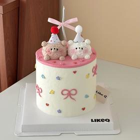 【天生一对】叮当CAKE爆款生日蛋糕-鲜果奶油蛋糕