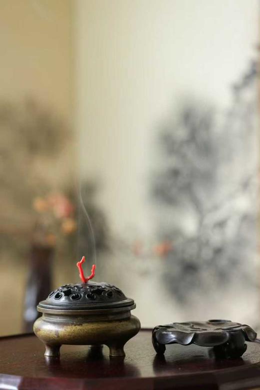 精致定制款铜香炉 铜+血檀 商品图1