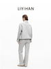 LIYIHAN 2025秋冬新款法式职场针织卫衣灰色休闲套装小众设计感女 商品缩略图5