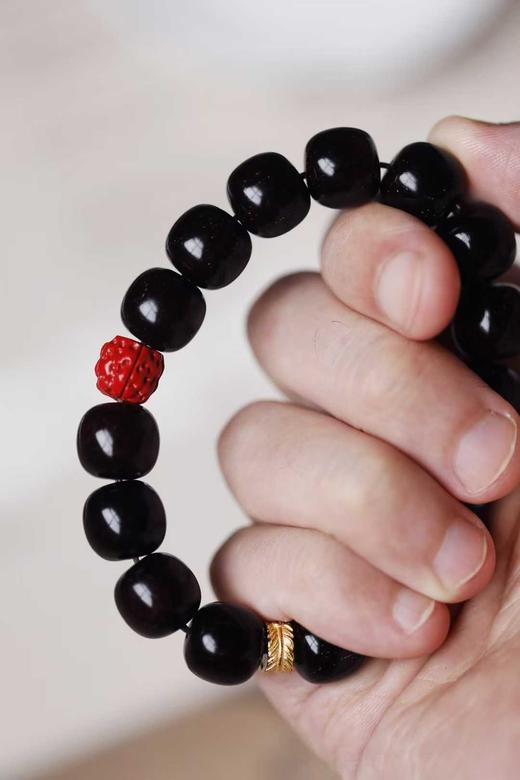 紫檀原创【清瑜】男款手串 12x13mmx15颗 商品图6