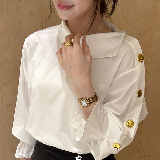 【预售7天】良木礼不规则衬衫（Q2584251） 商品图5