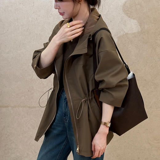 【预售7天】良木礼真丝羊毛风衣（Q2591210） 商品图2