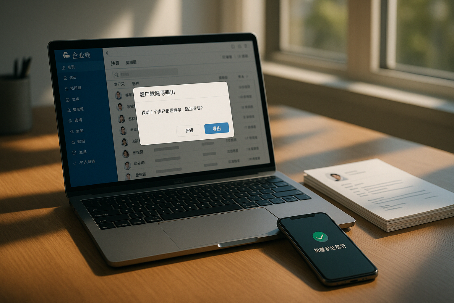 客户微信号能直接批量导出吗？