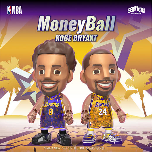 王牌化身 moneyball手办 400% 科比 正版球星Kobe黑曼巴潮玩可动手办公仔高档收藏 商品图5