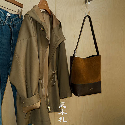 【预售7天】良木礼真丝羊毛风衣（Q2591210） 商品图1