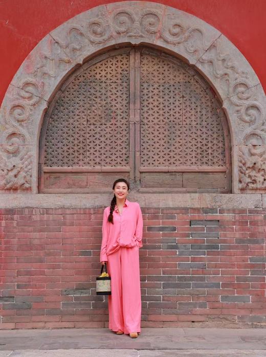 【抖音专属】新中式衬衣+阔腿裤（25810085+25809086-长春） 商品图0