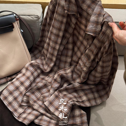 【预售7天】良木礼格子衬衫（Q2591815） 商品图1