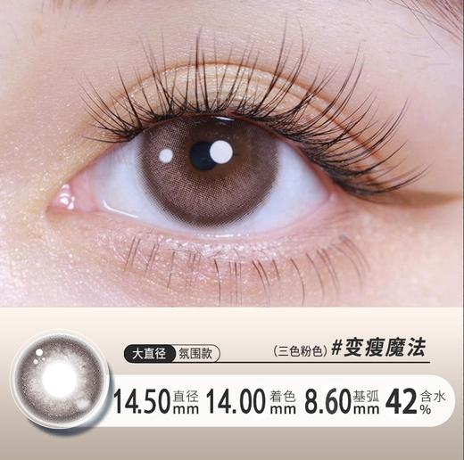 YR21日抛十片装变瘦魔法粉棕14.5大直径 商品图3