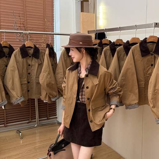 【预售7天】良木礼风衣棉外套(Q259135) 商品图0