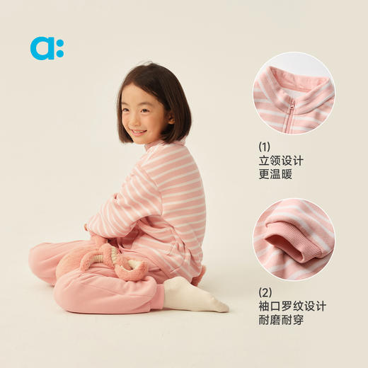 【冬Vol.2】allblu幼岚【舒棉绒家居服】儿童睡衣套装25秋新款男女童保暖A类ZY 商品图4