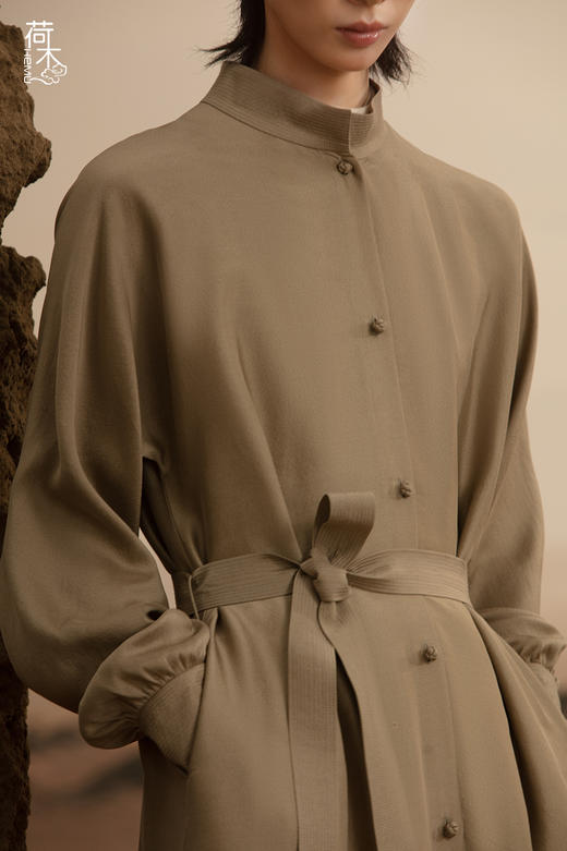 荷木HEMU丨褶意·长外套 商品图4