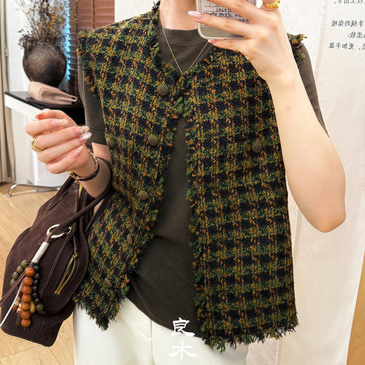 【预售7天】良木礼小香风马甲（Q259153） 商品图0