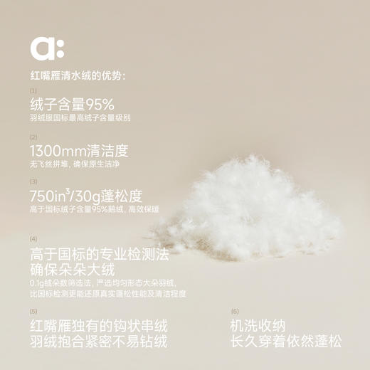 【冬Vol.2】allblu幼岚【红嘴雁清水绒】面包羽绒服儿童羽绒外套25秋冬新A类ZY 商品图2