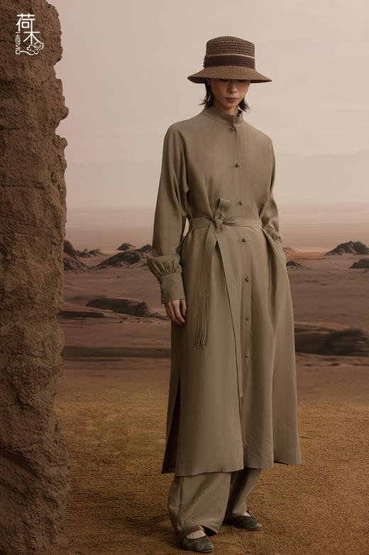 荷木HEMU丨褶意·长外套 商品图2