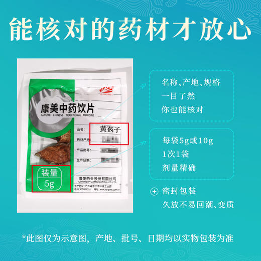 黄药子 康美中药饮片 独立小包装 商品图4