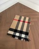 BURBERRY 格纹设计 羊毛 绒线围巾 商品缩略图0