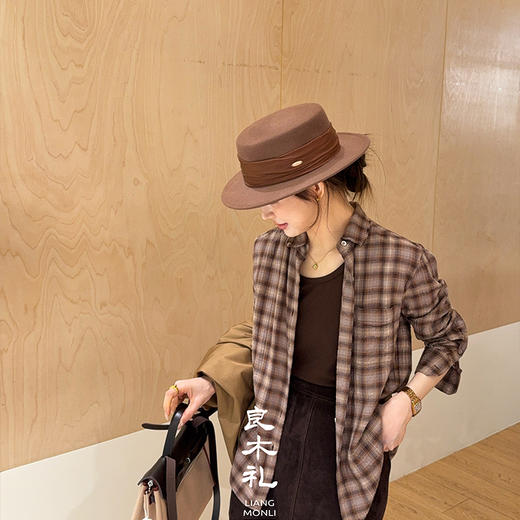 【预售7天】良木礼格子衬衫（Q2591815） 商品图0