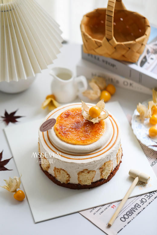 焦糖烤奶皮子蛋糕 商品图2