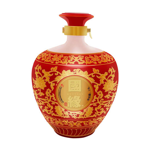1.5L 52度国缘分装一号坛（红瓷坛-礼盒装） 商品图1
