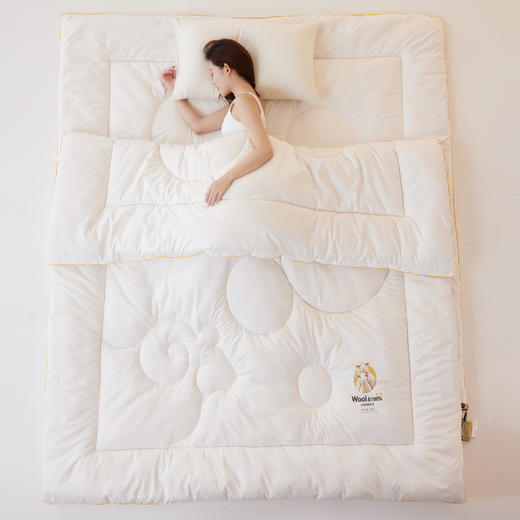 【换季出清】自然醒防跑毛优选澳洲羊毛被金标甄选澳洲羊毛被LFS 商品图0